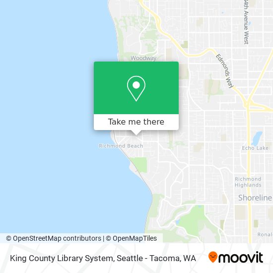 King County Library System map