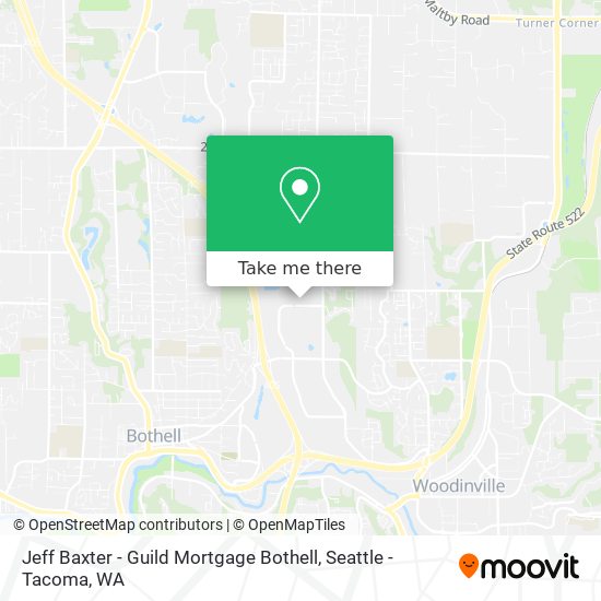 Jeff Baxter - Guild Mortgage Bothell map