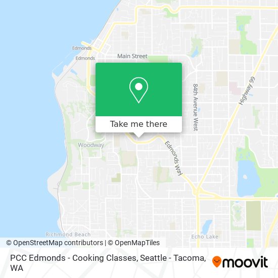 PCC Edmonds - Cooking Classes map