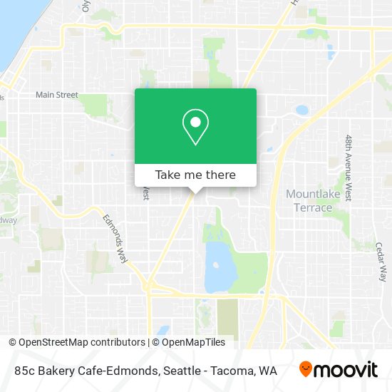 Mapa de 85c Bakery Cafe-Edmonds