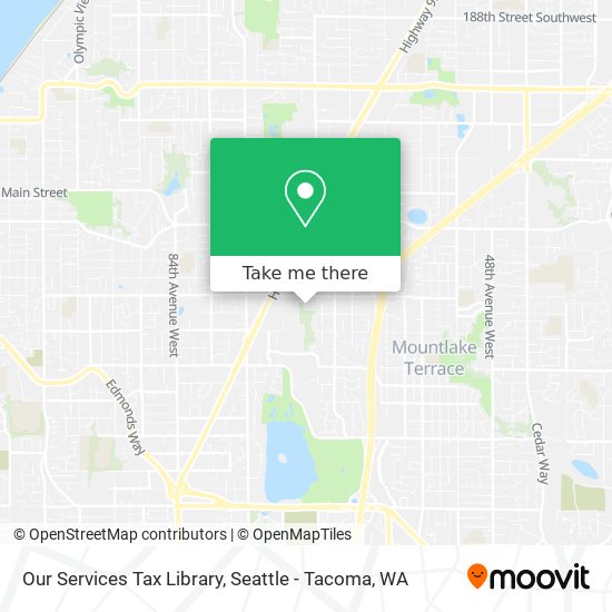 Our Services Tax Library map