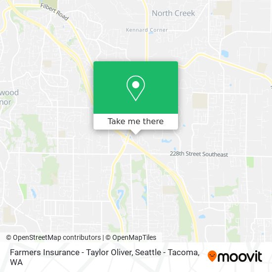 Farmers Insurance - Taylor Oliver map