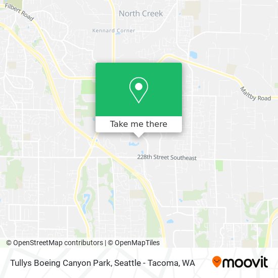 Tullys Boeing Canyon Park map