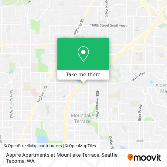 Mapa de Aspire Apartments at Mountlake Terrace