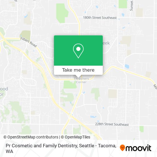 Pr Cosmetic and Family Dentistry map