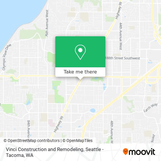 Mapa de Vinci Construction and Remodeling