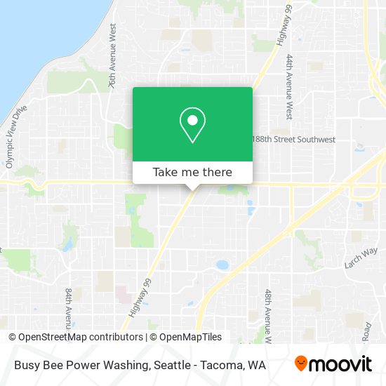 Busy Bee Power Washing map