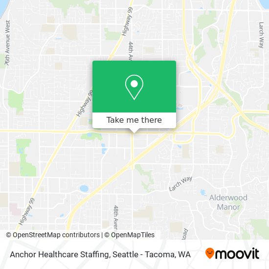 Mapa de Anchor Healthcare Staffing