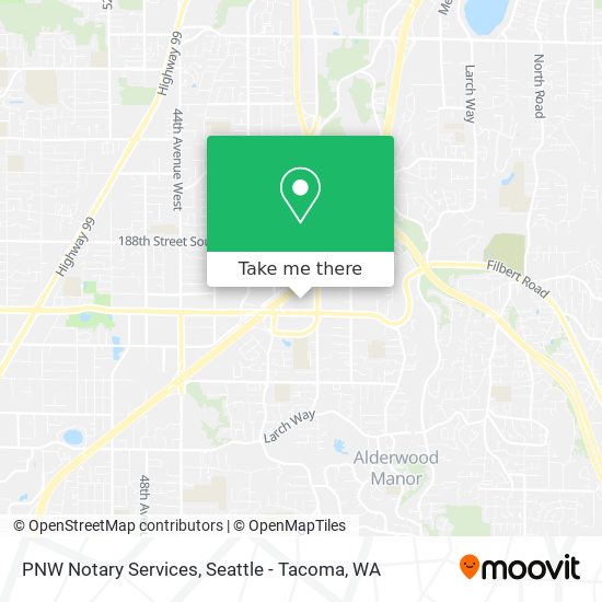 PNW Notary Services map