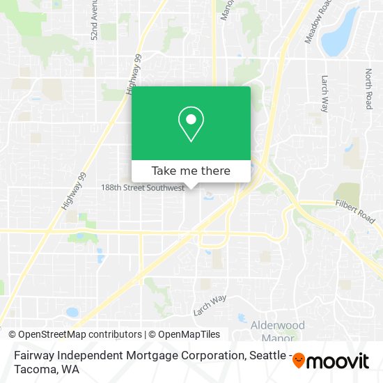 Mapa de Fairway Independent Mortgage Corporation