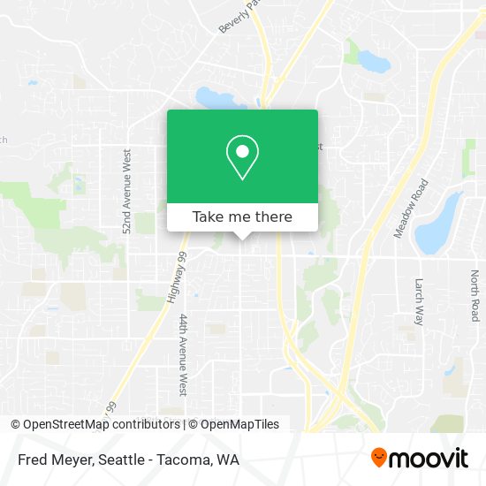 Mapa de Fred Meyer