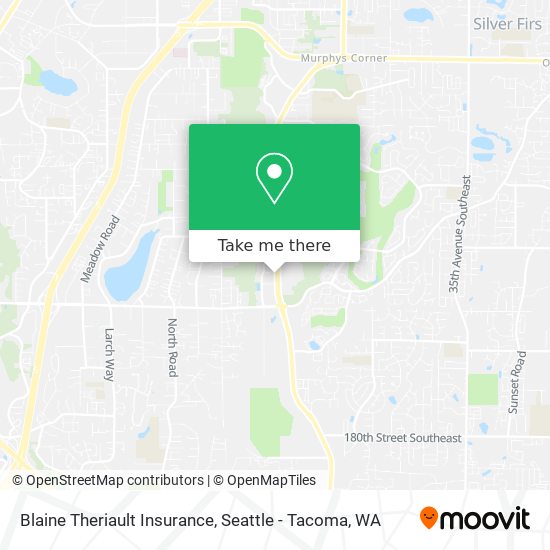 Blaine Theriault Insurance map