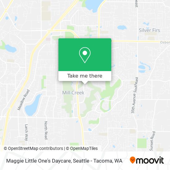 Mapa de Maggie Little One's Daycare