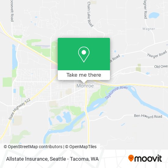 Allstate Insurance map