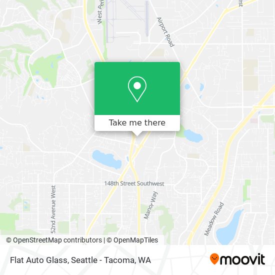 Flat Auto Glass map