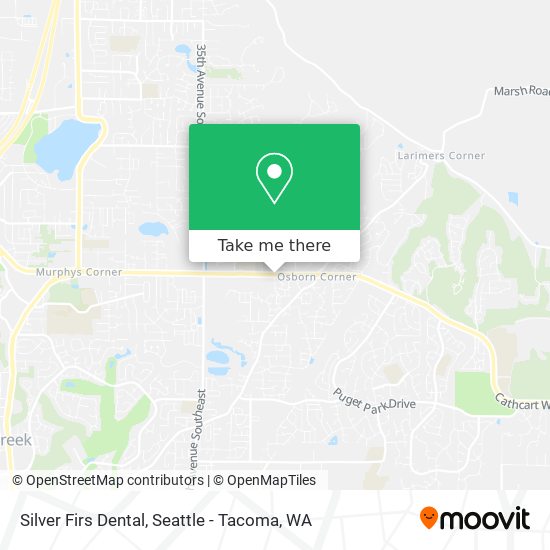 Silver Firs Dental map