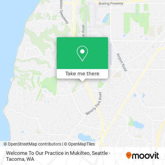 Mapa de Welcome To Our Practice in Mukilteo