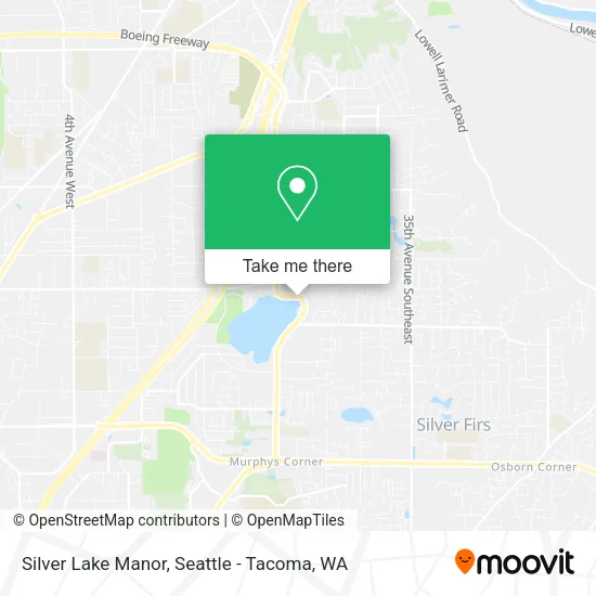 Silver Lake Manor map