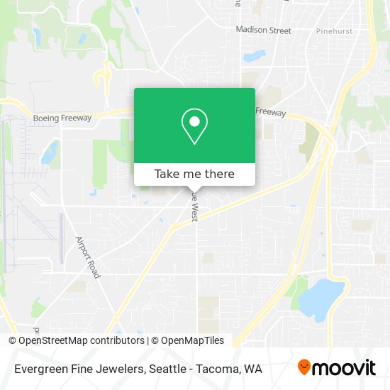 Evergreen Fine Jewelers map