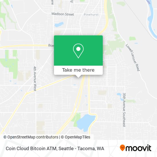 Coin Cloud Bitcoin ATM map