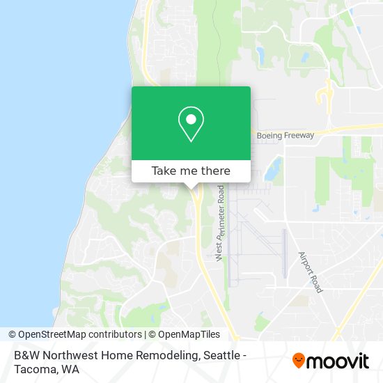 Mapa de B&W Northwest Home Remodeling
