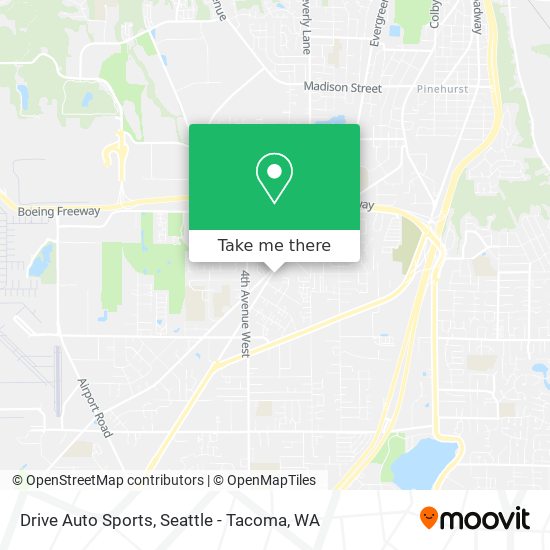 Drive Auto Sports map