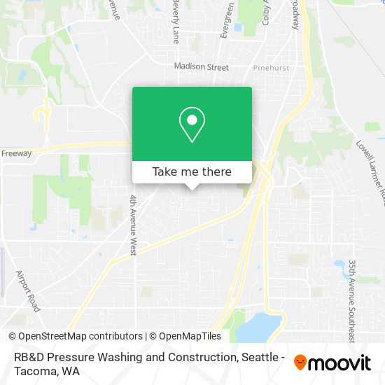 RB&D Pressure Washing and Construction map