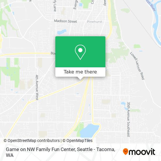 Mapa de Game on NW Family Fun Center