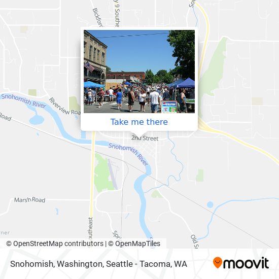 Mapa de Snohomish, Washington