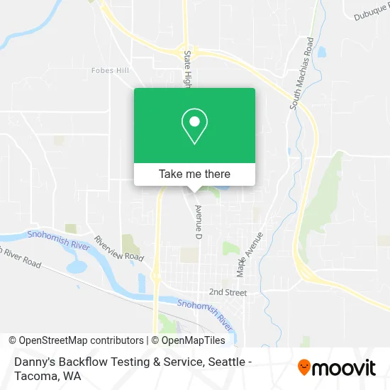 Danny's Backflow Testing & Service map