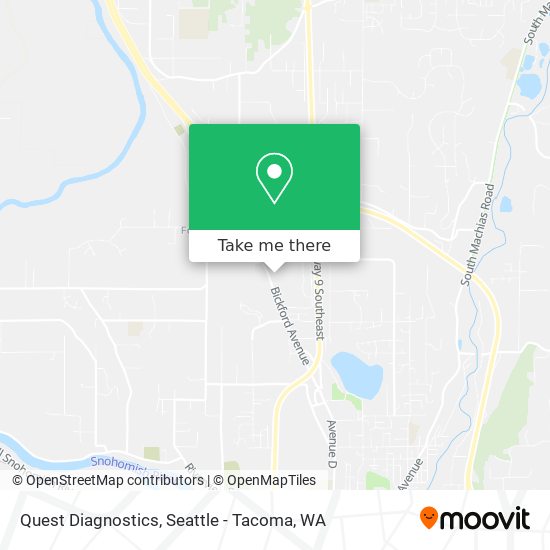 Quest Diagnostics map