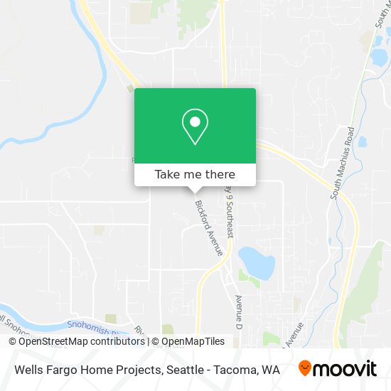 Wells Fargo Home Projects map