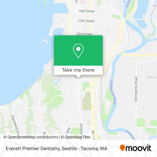 Mapa de Everett Premier Dentistry