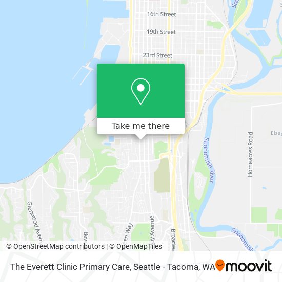 The Everett Clinic Primary Care map