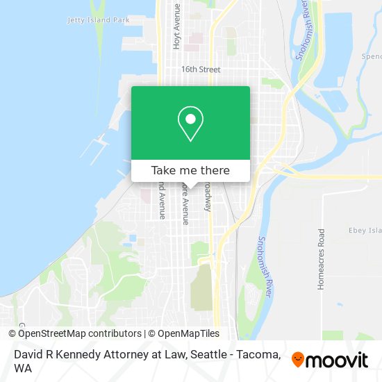 David R Kennedy Attorney at Law map