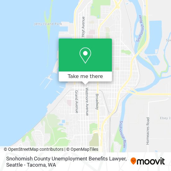 Snohomish County Unemployment Benefits Lawyer map