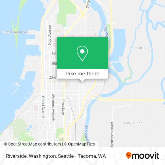 Riverside, Washington map