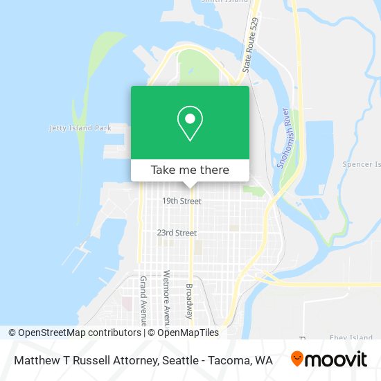 Matthew T Russell Attorney map