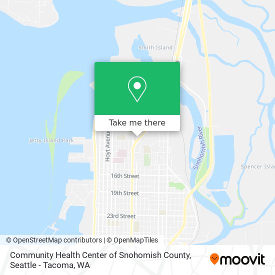 Community Health Center of Snohomish County map