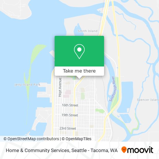 Mapa de Home & Community Services
