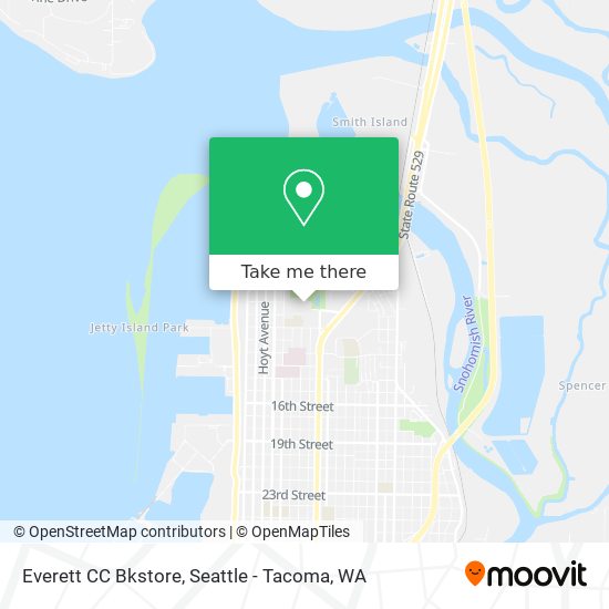 Mapa de Everett CC Bkstore