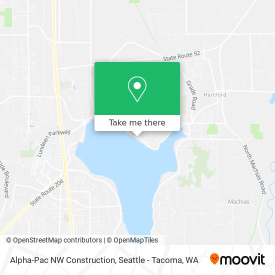 Alpha-Pac NW Construction map