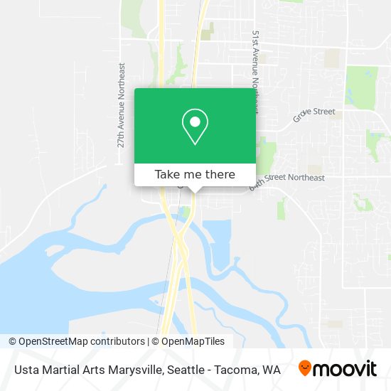 Mapa de Usta Martial Arts Marysville