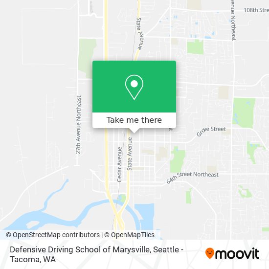 Mapa de Defensive Driving School of Marysville