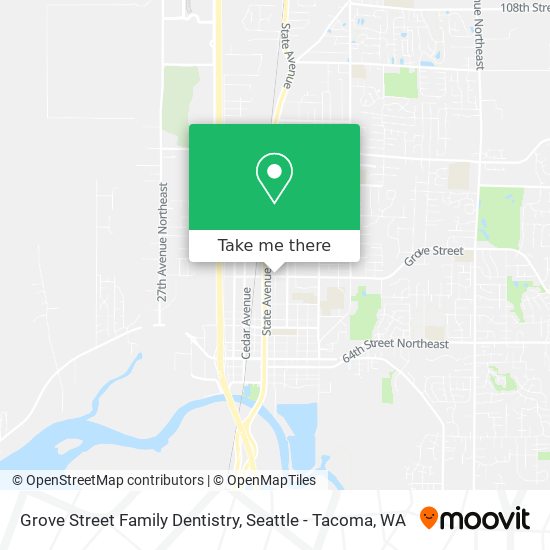 Mapa de Grove Street Family Dentistry