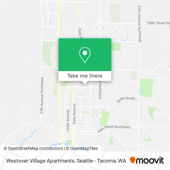 Westover Village Apartments map