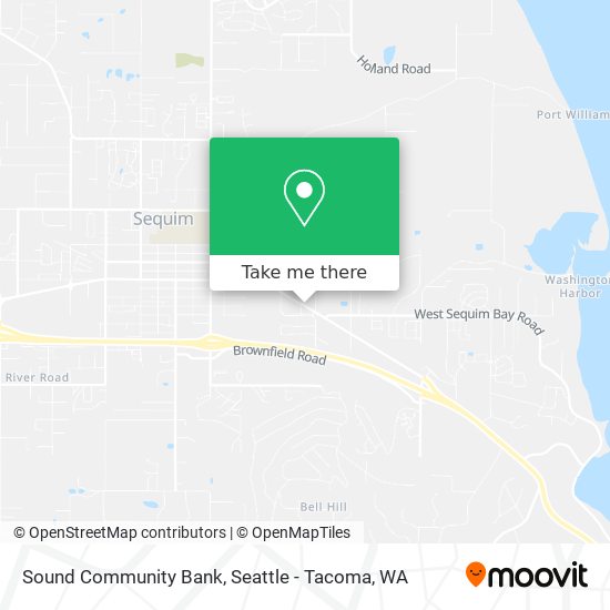 Sound Community Bank map