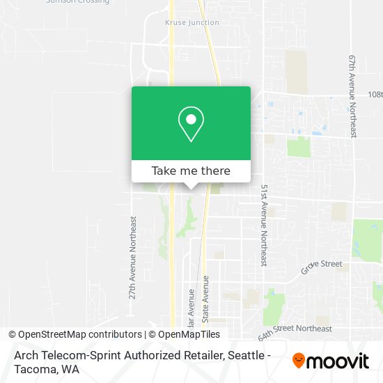 Arch Telecom-Sprint Authorized Retailer map