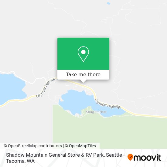 Shadow Mountain General Store & RV Park map