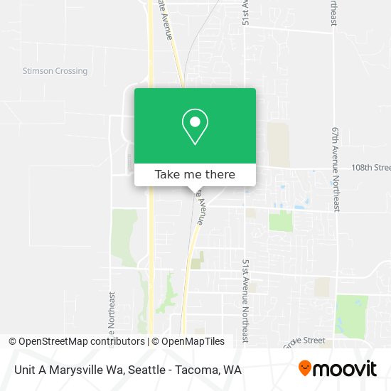 Unit A Marysville Wa map